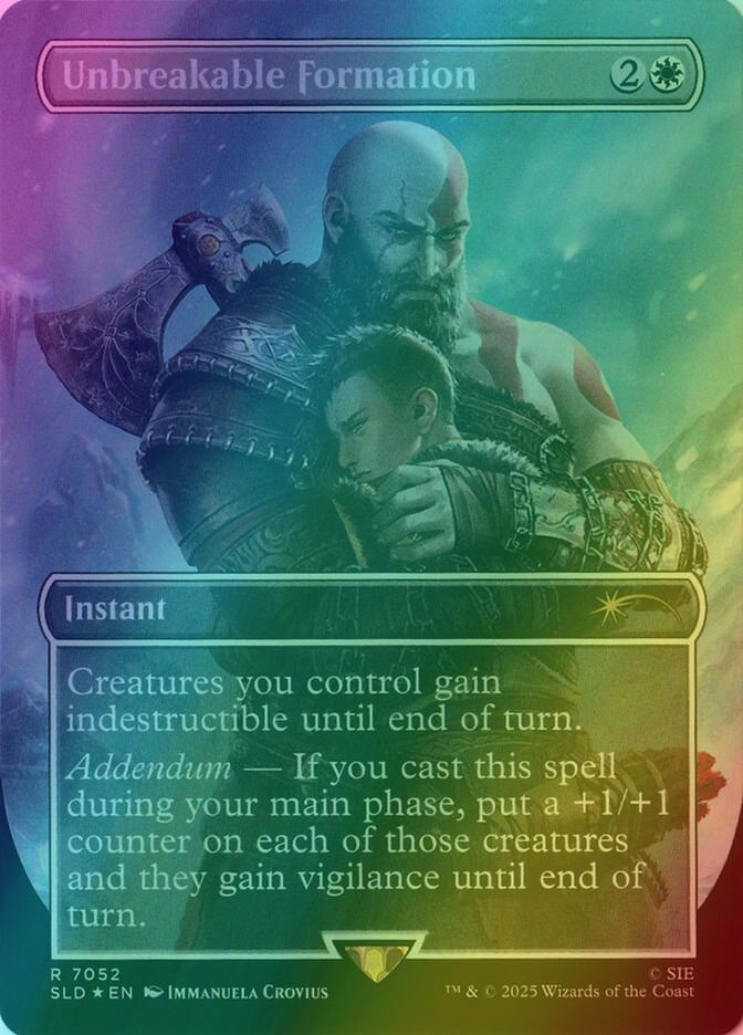 Unbreakable Formation [7052] [Borderless] [God of War: Norse ] [Secret Lair Drop] [Foil]