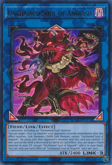 Unchained Soul of Anguish - BLMM-EN158 - Ultra Rare - 1st Edition