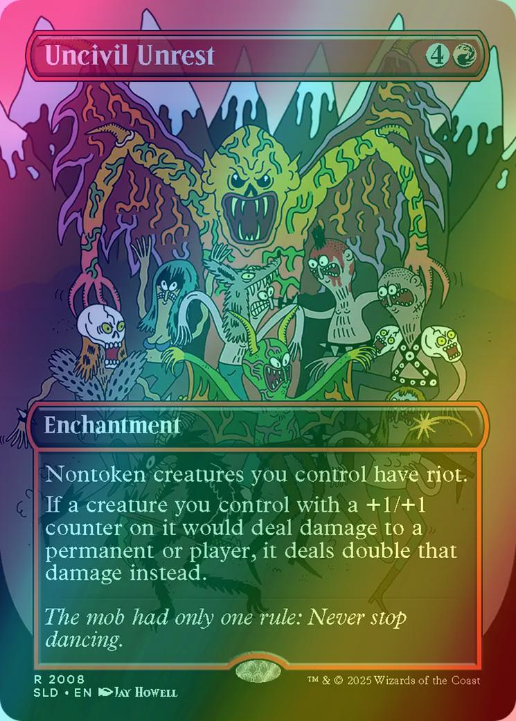 Uncivil Unrest [2008] [Borderless] [Jay Howell] [Secret Lair Drop] [Foil]