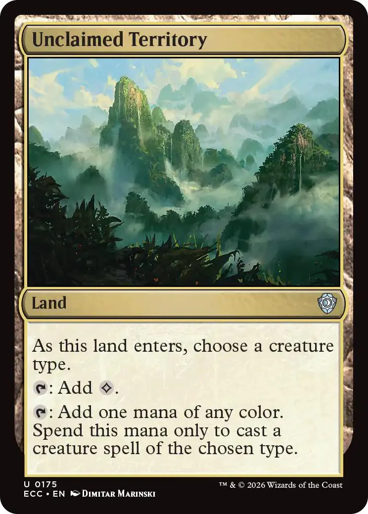 Unclaimed Territory [175] [Lorwyn Eclipsed: Commander] [Non-Foil]