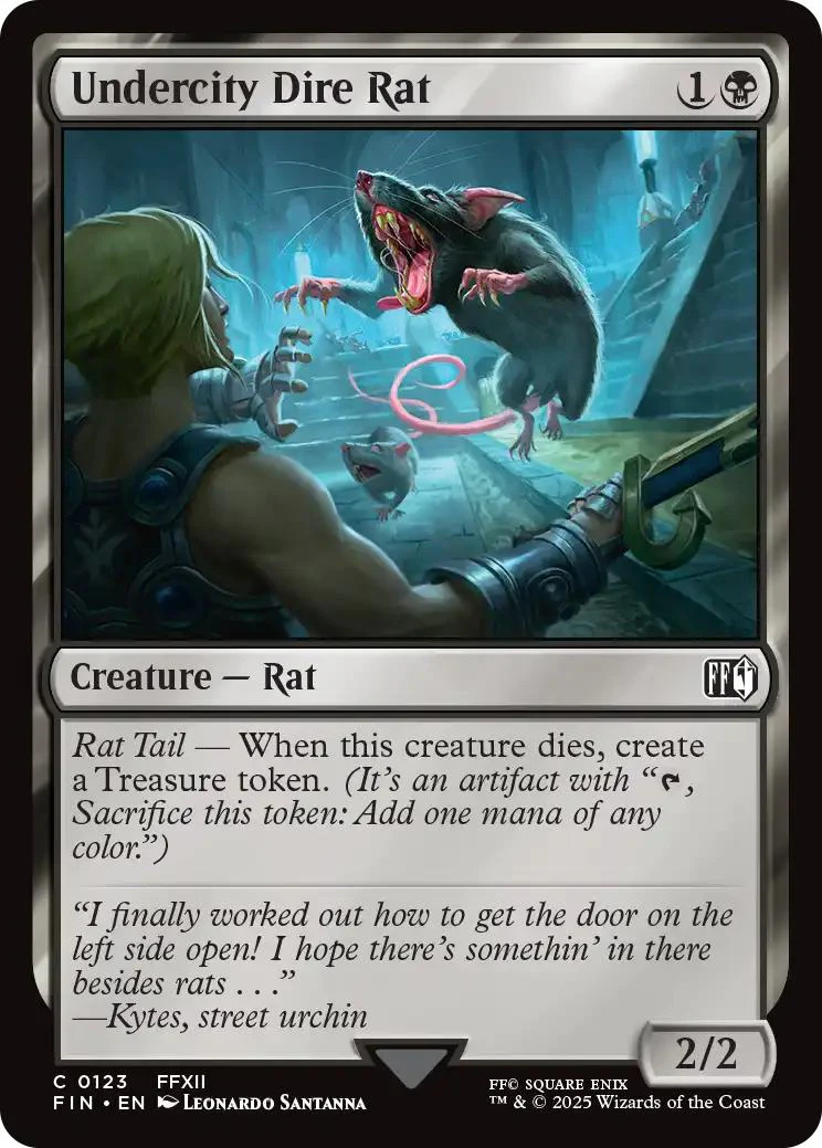 Undercity Dire Rat [123] [FINAL FANTASY] [Non-Foil]