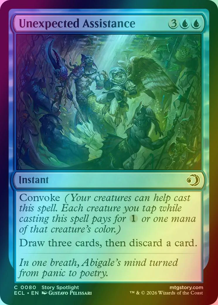 Unexpected Assistance [80] [Lorwyn Eclipsed] [Foil]