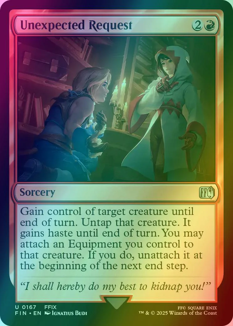 Unexpected Request [167] [FINAL FANTASY] [Foil]