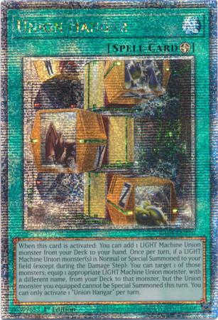 Union Hangar - RA04-EN270 - Quarter Century Secret Rare - 1st Edition
