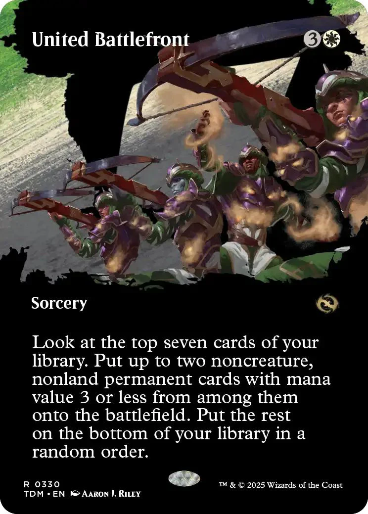 United Battlefront [330] [Borderless] [Clan] [Tarkir: Dragonstorm] [Non-Foil]
