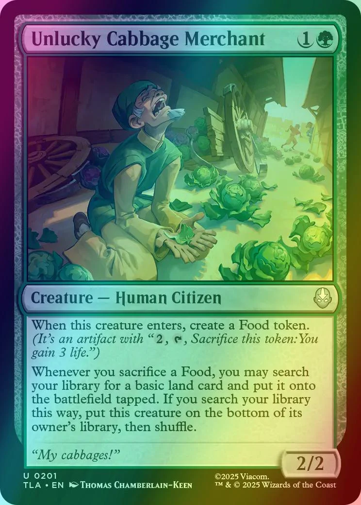 Unlucky Cabbage Merchant [201] [Avatar: The Last Airbender] [Foil]