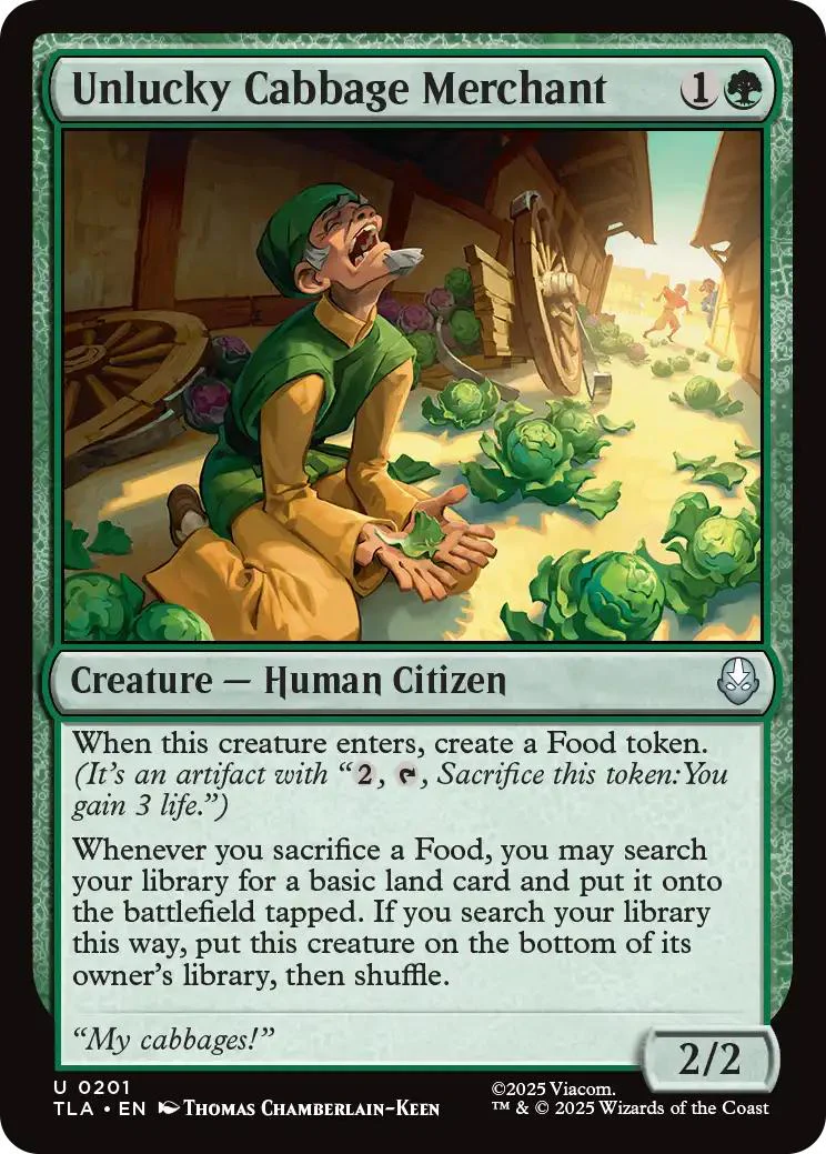 Unlucky Cabbage Merchant [201] [Avatar: The Last Airbender] [Non-Foil]