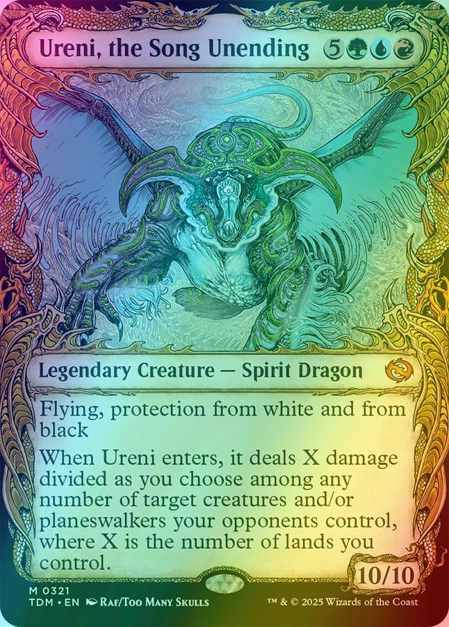 Ureni, the Song Unending [321] [Draconic Frame Showcase] [Tarkir: Dragonstorm] [Foil]
