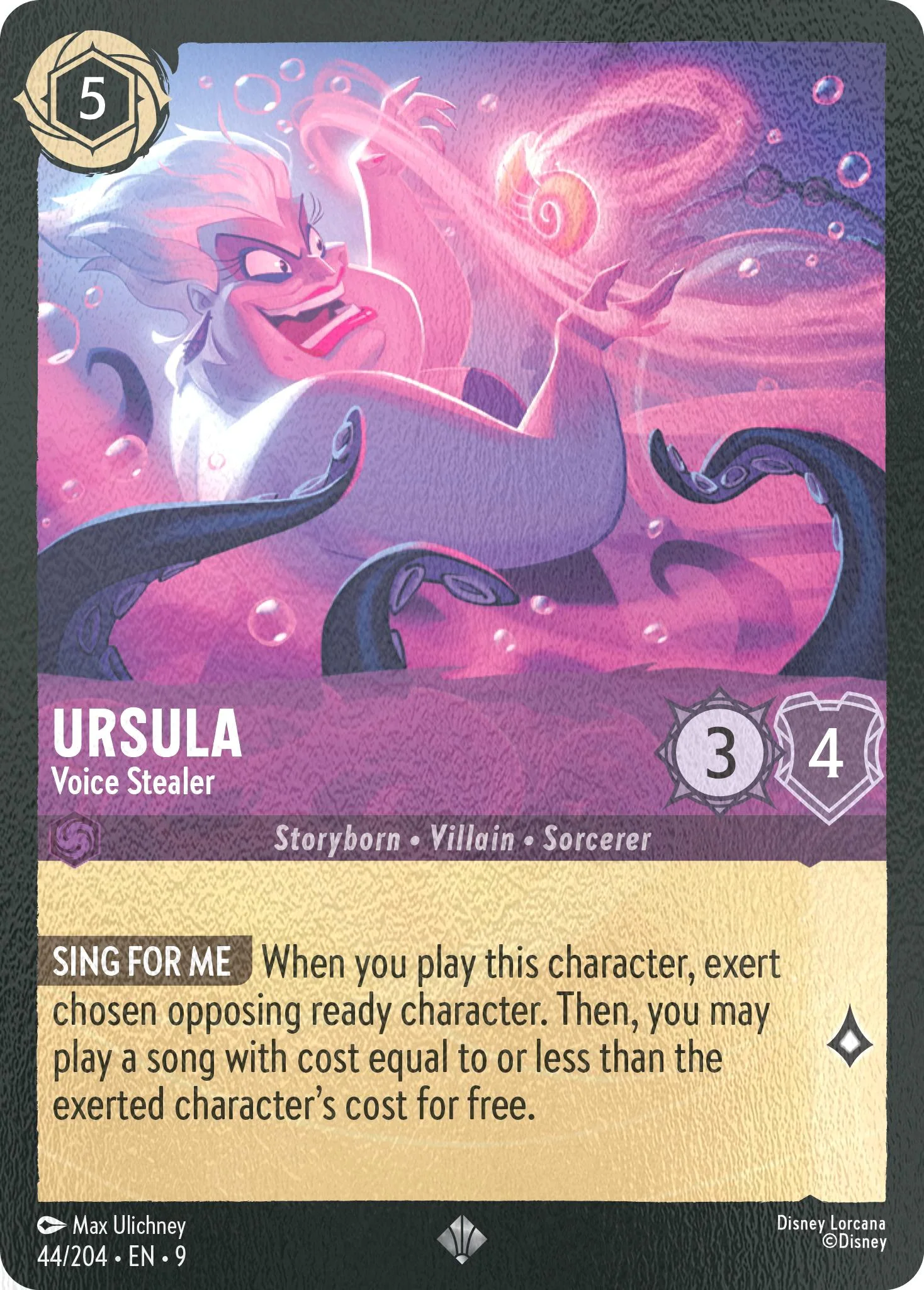 Ursula - Voice Stealer - 44/204 [Fabled] [Cold Foil]