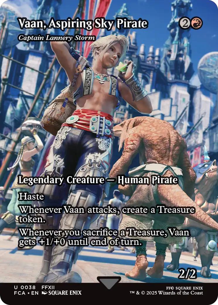 Vaan, Aspiring Sky Pirate - Captain Lannery Storm [38] [Borderless] [FINAL FANTASY: Through the Ages] [Non-Foil]