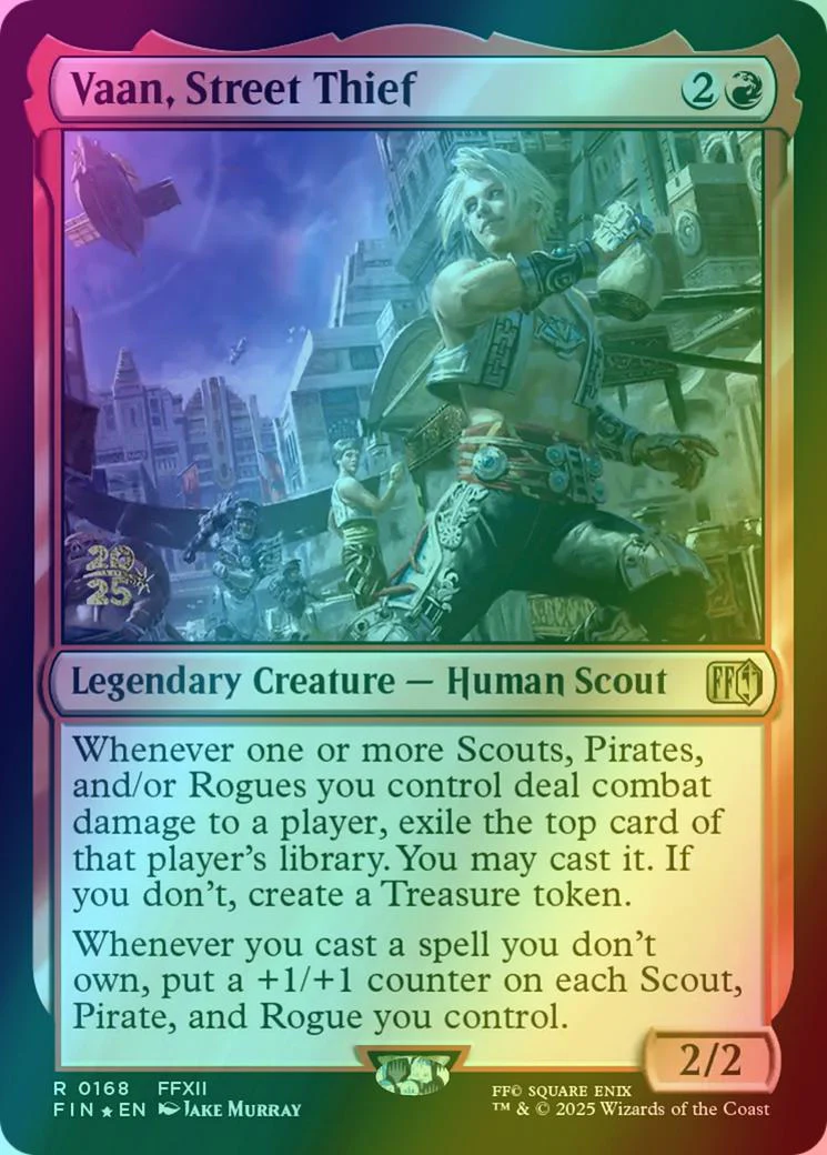 Vaan, Street Thief [168s] [Prerelease] [FINAL FANTASY: Promos] [Foil]