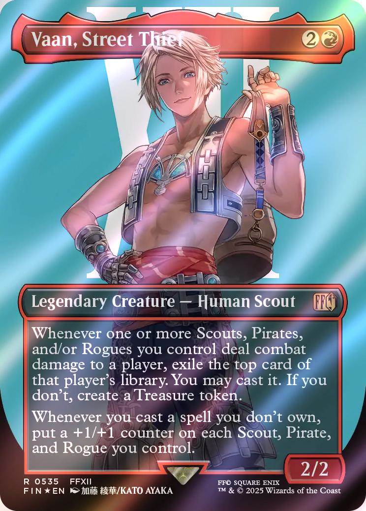 Vaan, Street Thief [535] [Borderless] [Character] [FINAL FANTASY] [Surge Foil]