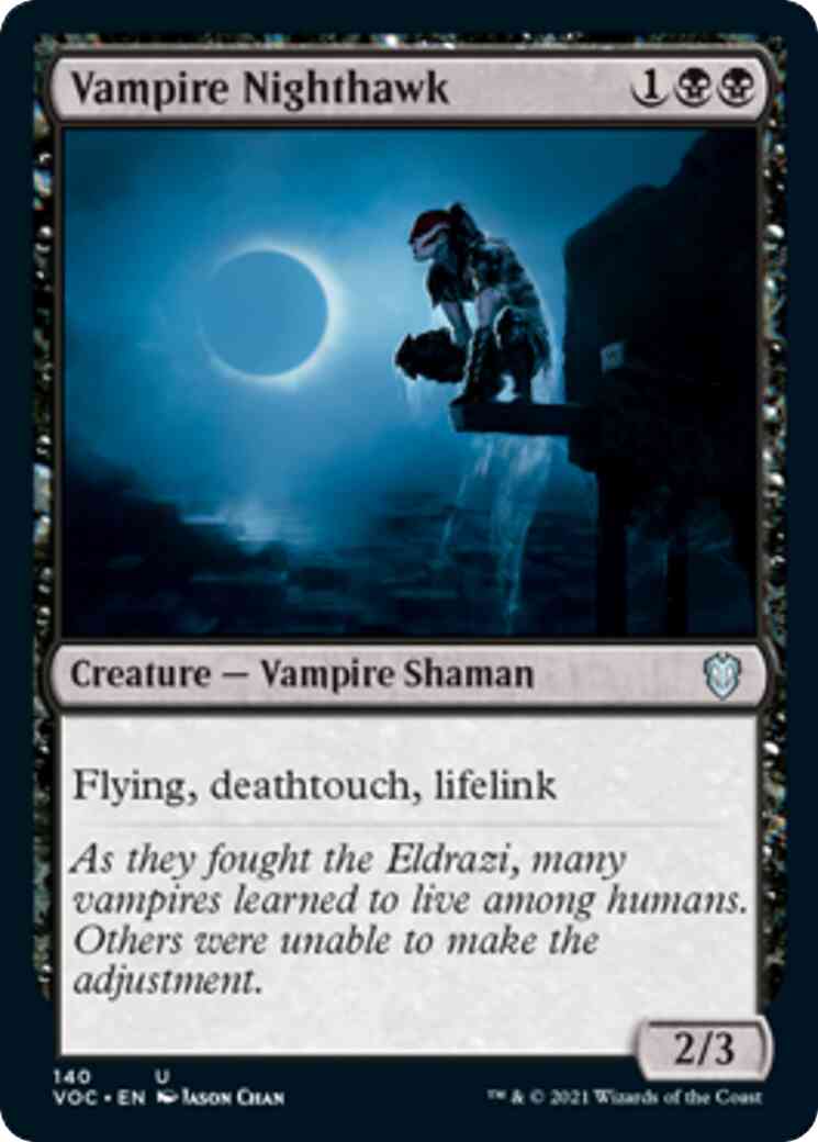 Vampire Nighthawk [140] [Innistrad: Crimson Vow: Commander] [Non-Foil]