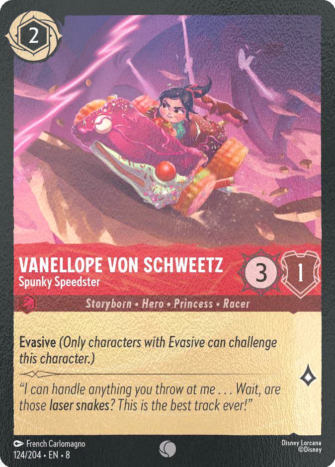 Vanellope Von Schweetz - Spunky Speedster - 124/204 [Reign of Jafar] [Cold Foil]