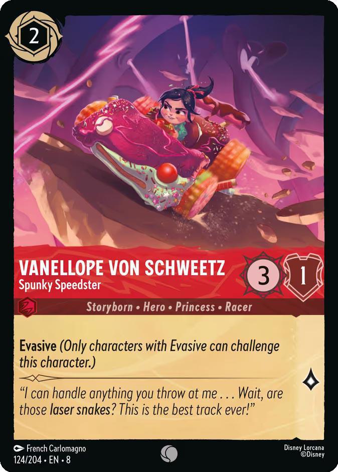 Vanellope Von Schweetz - Spunky Speedster - 124/204 [Reign of Jafar] [Non-Foil]