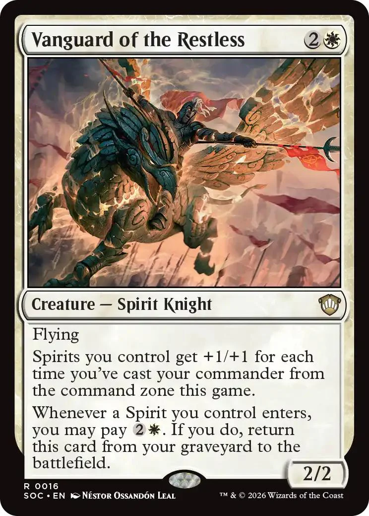 Vanguard of the Restless [16] [Secrets of Strixhaven: Commander] [Non-Foil]