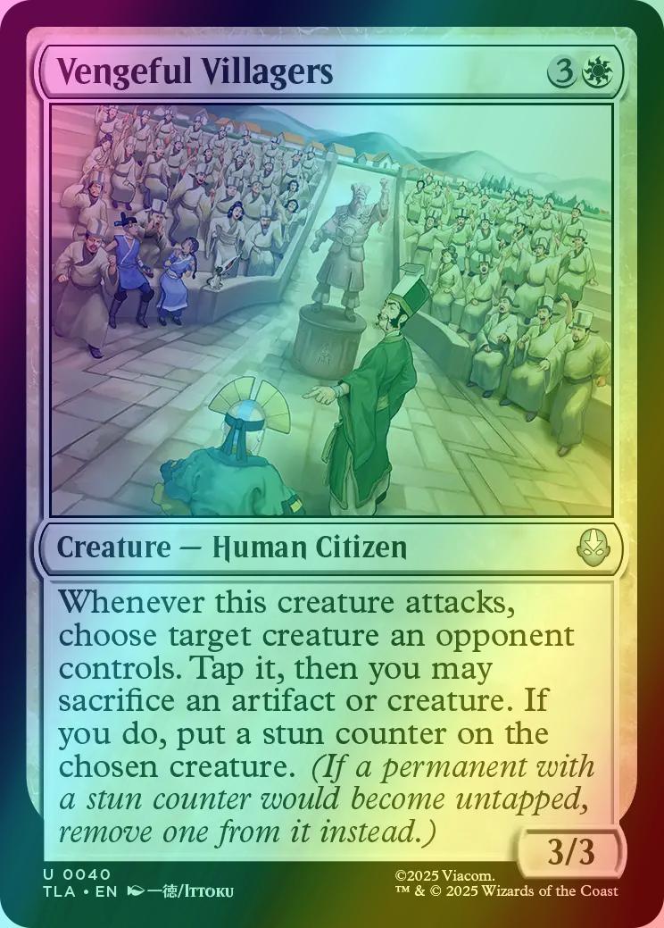 Vengeful Villagers [40] [Avatar: The Last Airbender] [Foil]