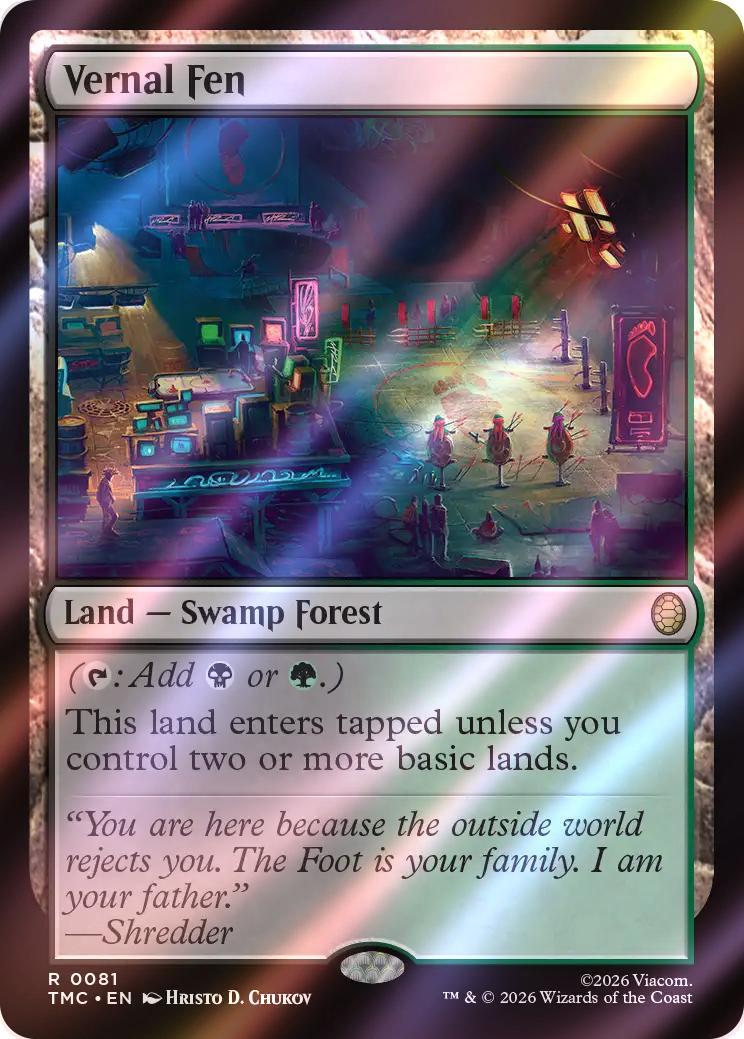 Vernal Fen [81] [Teenage Mutant Ninja Turtles Eternal] [Surge Foil]