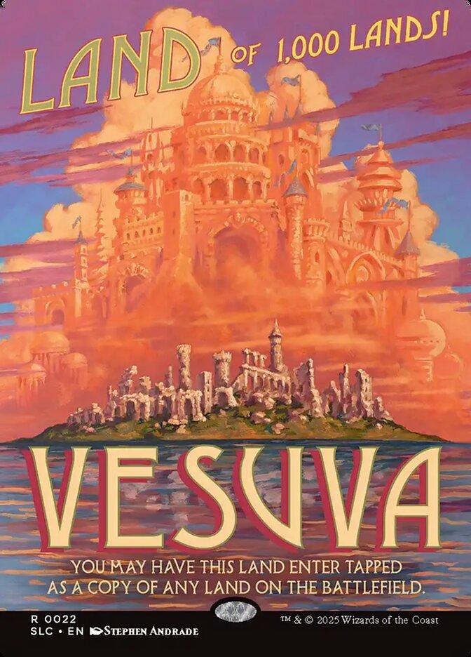 Vesuva [0022] [Borderless] [Encyclopedia of Magic] [Secret Lair Countdown] [Non-Foil]