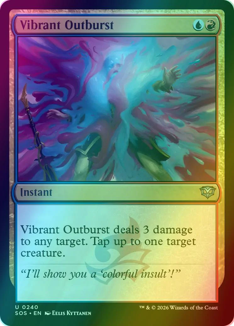 Vibrant Outburst [240] [Secrets of Strixhaven] [Foil]