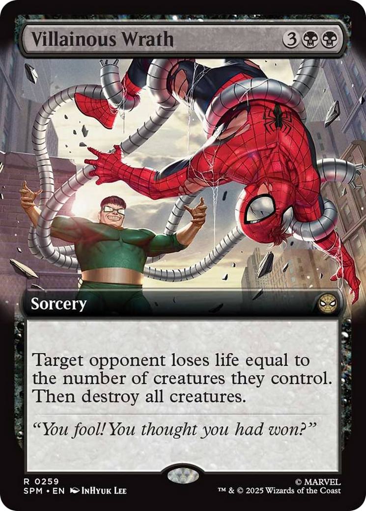 Villainous Wrath [259] [Extended Art] [Marvel's Spider-Man] [Non-Foil]