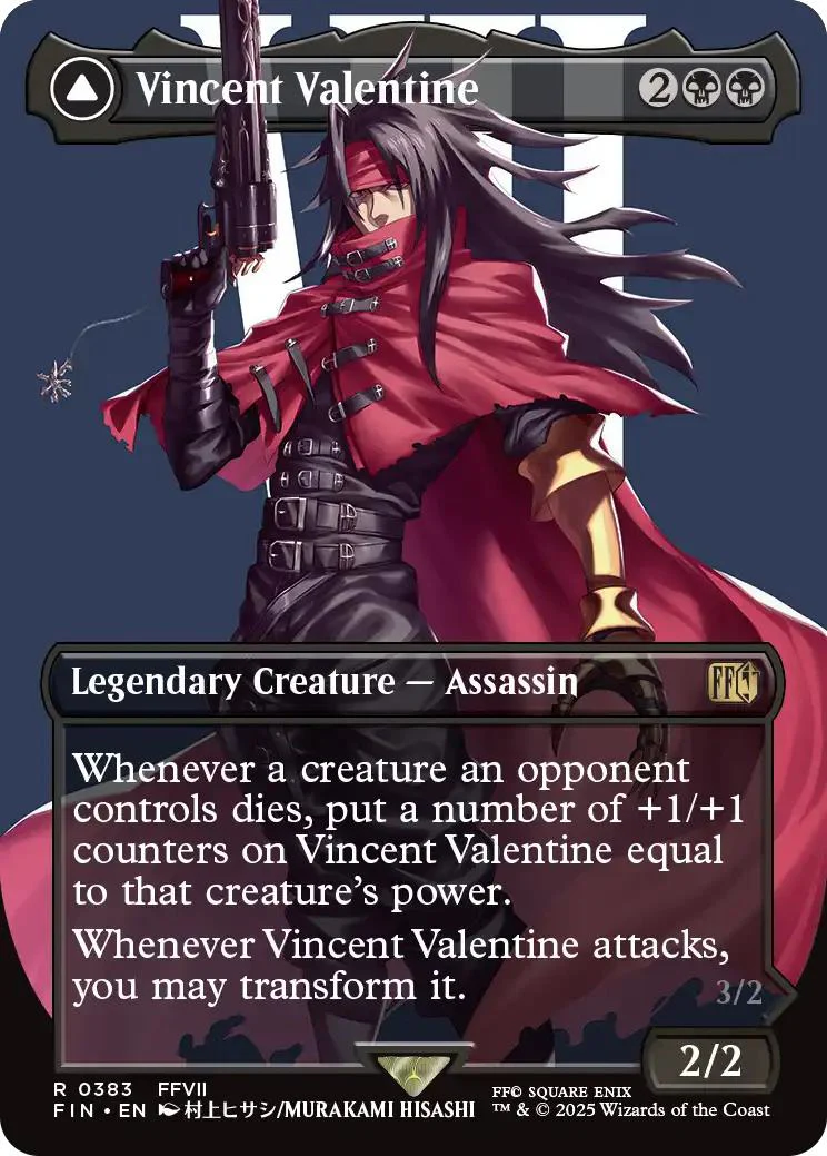 Vincent Valentine // Galian Beast [383] [Borderless] [Character] [FINAL FANTASY] [Non-Foil]
