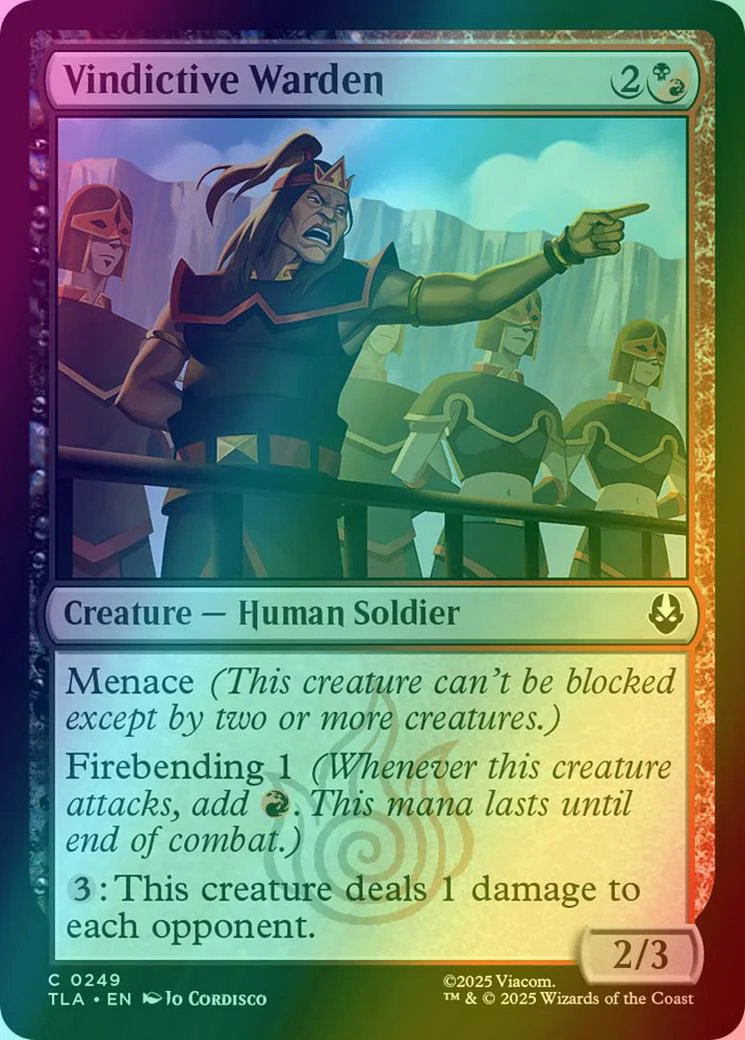 Vindictive Warden [249] [Avatar: The Last Airbender] [Foil]