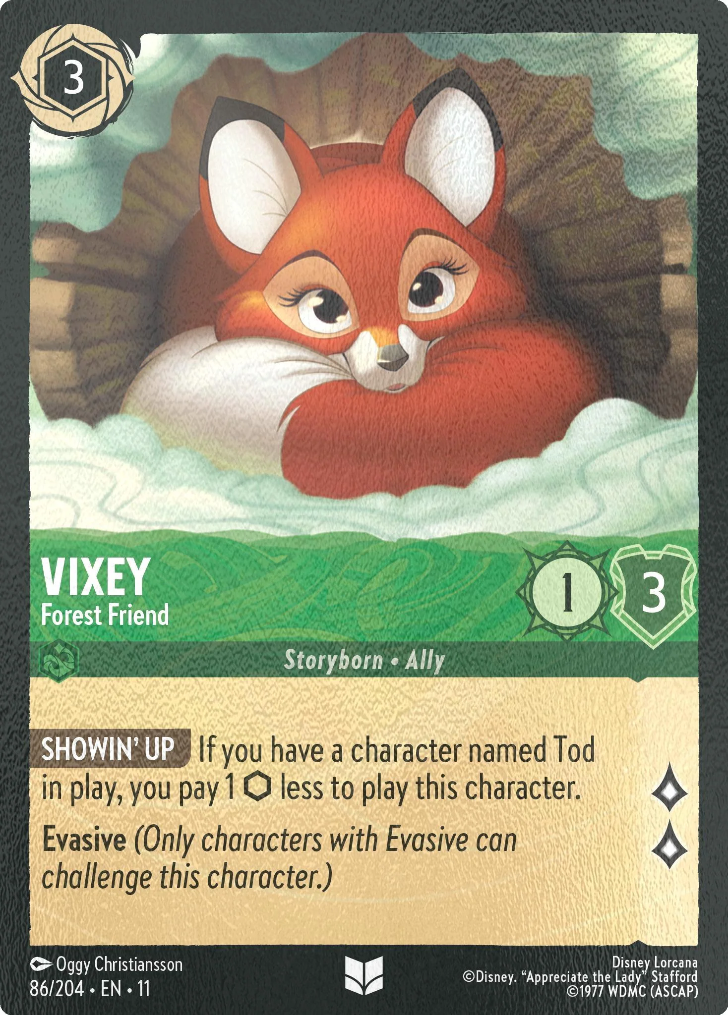 Vixey - Forest Friend - 86/204 [Winterspell] [Cold Foil]