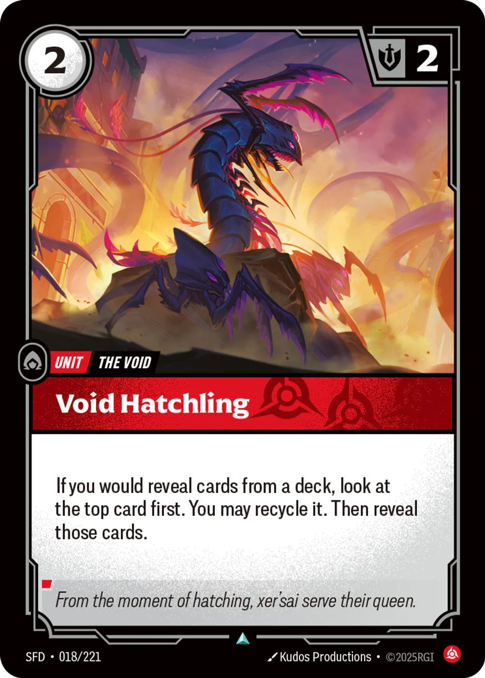 Void Hatchling - 018/221 [Spiritforged] [Non Foil]