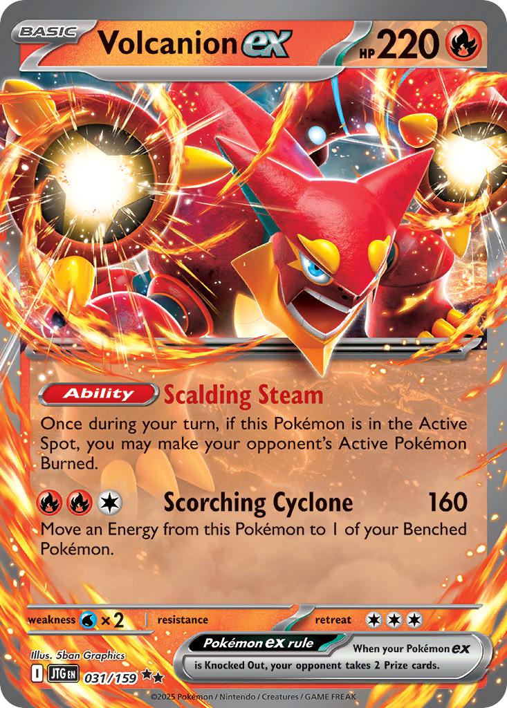 Volcanion ex - 031/159 - Double Rare [sv09-031] [Ultra]