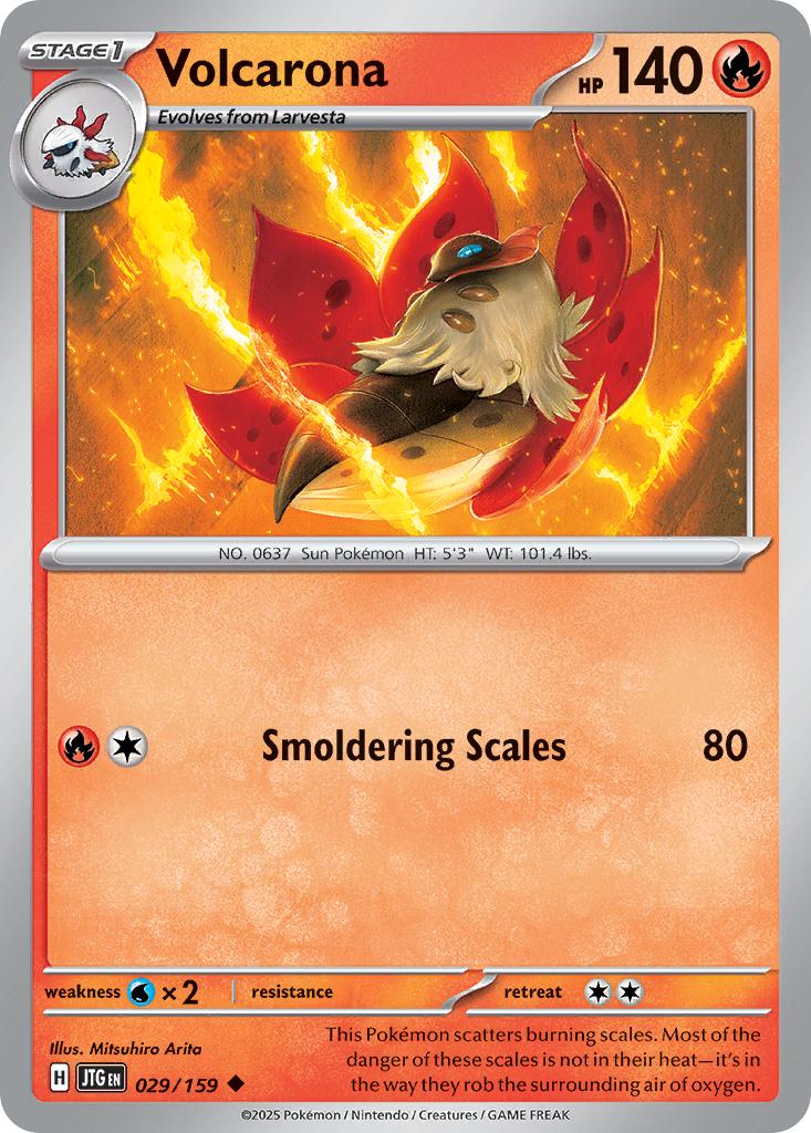 Volcarona - 029/159 - Uncommon [sv09-029] [Non-Holo]