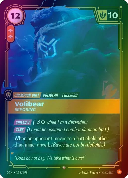 Volibear - Imposing - 158/298 [Origins] [Foil]