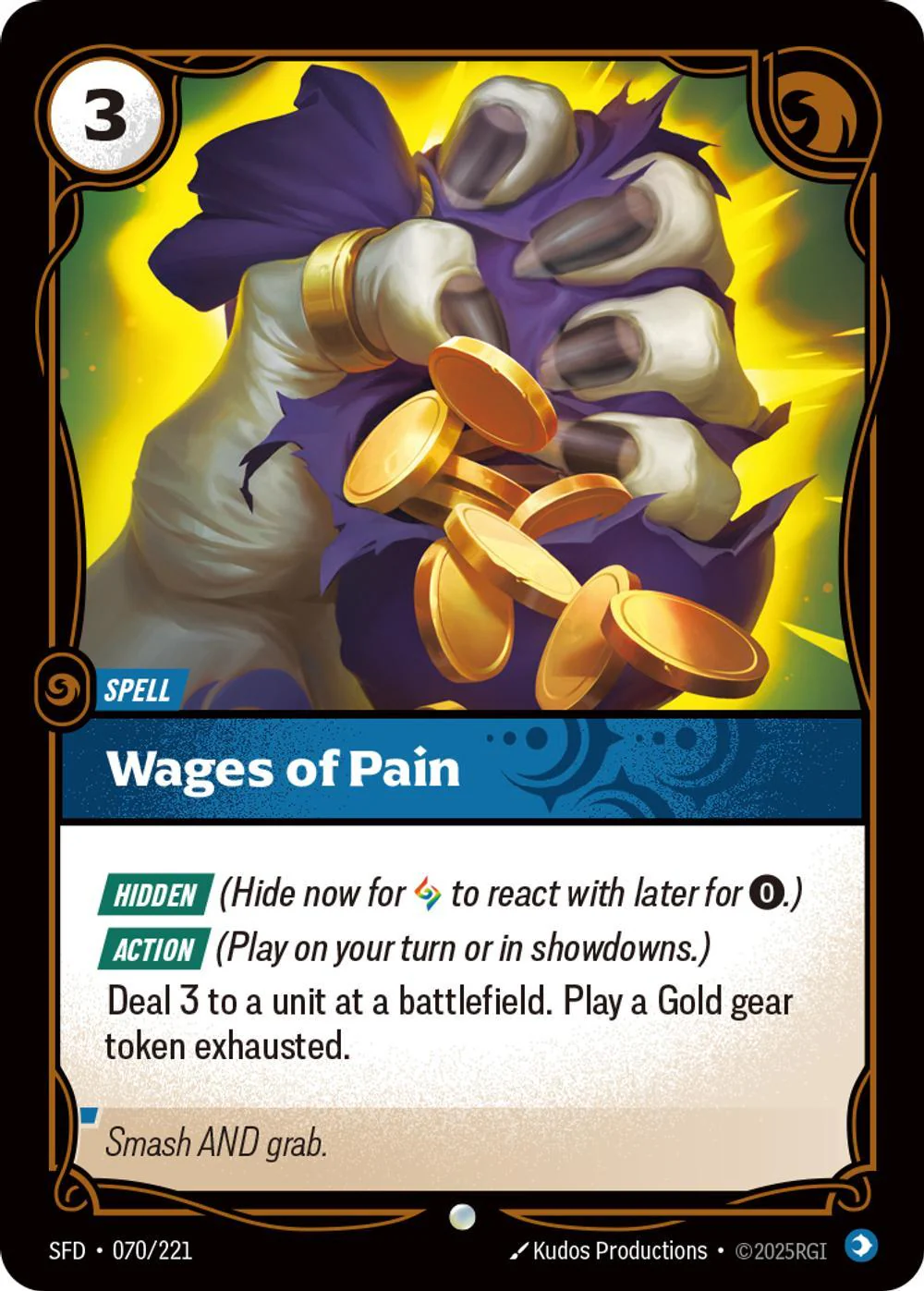Wages of Pain - 070/221 [Spiritforged] [Non Foil]