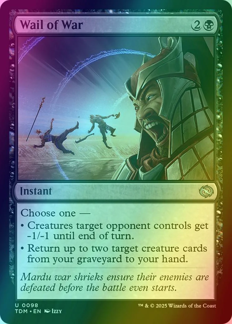 Wail of War [98] [Tarkir: Dragonstorm] [Foil]