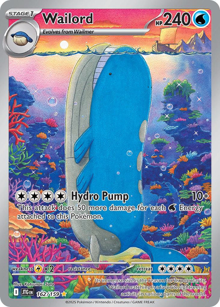 Wailord - 162/159 - Illustration Rare [sv09-162] [Ultra]