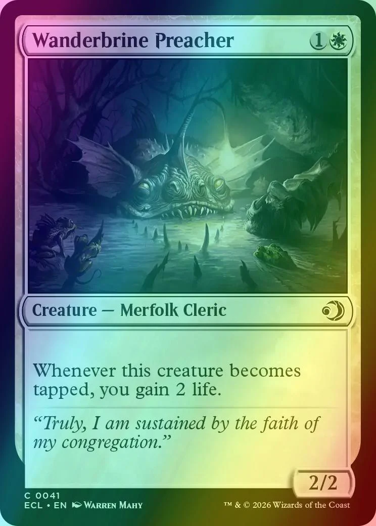 Wanderbrine Preacher [41] [Lorwyn Eclipsed] [Foil]