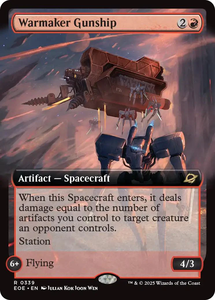 Warmaker Gunship [339] [Extended Art] [Edge of Eternities] [Non-Foil]