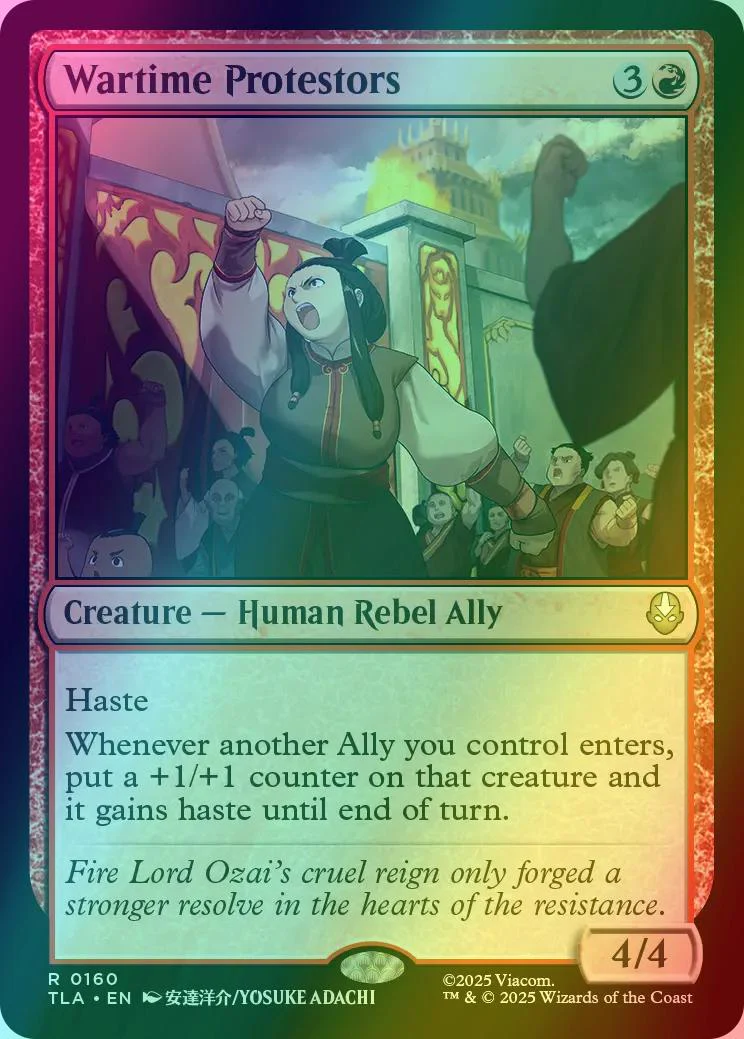 Wartime Protestors [160] [Avatar: The Last Airbender] [Foil]