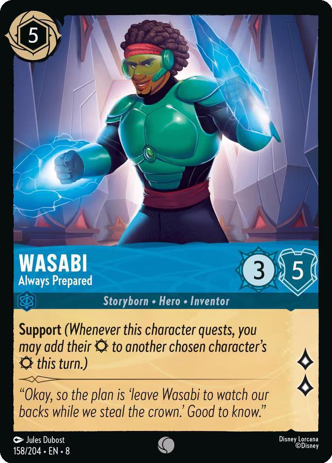 Wasabi - Always Prepared - 158/204 [Reign of Jafar] [Non-Foil]