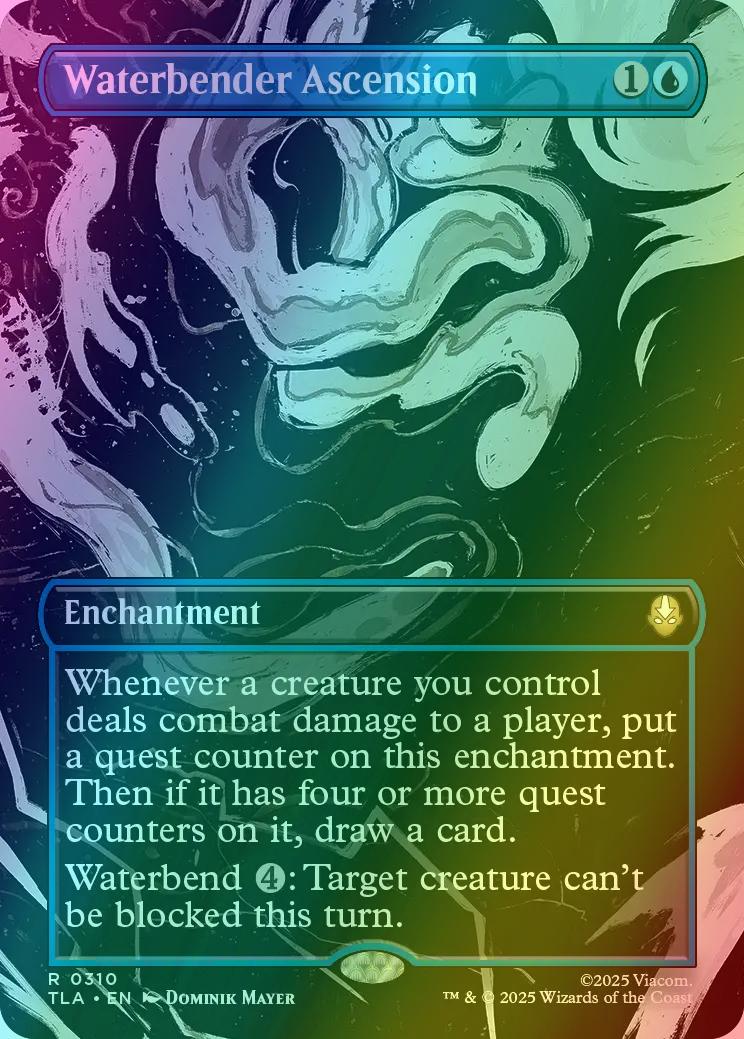 Waterbender Ascension [310] [Borderless] [Scene] [Avatar: The Last Airbender] [Foil]