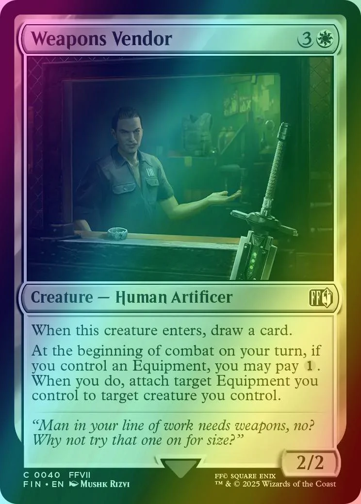 Weapons Vendor [40] [FINAL FANTASY] [Foil]