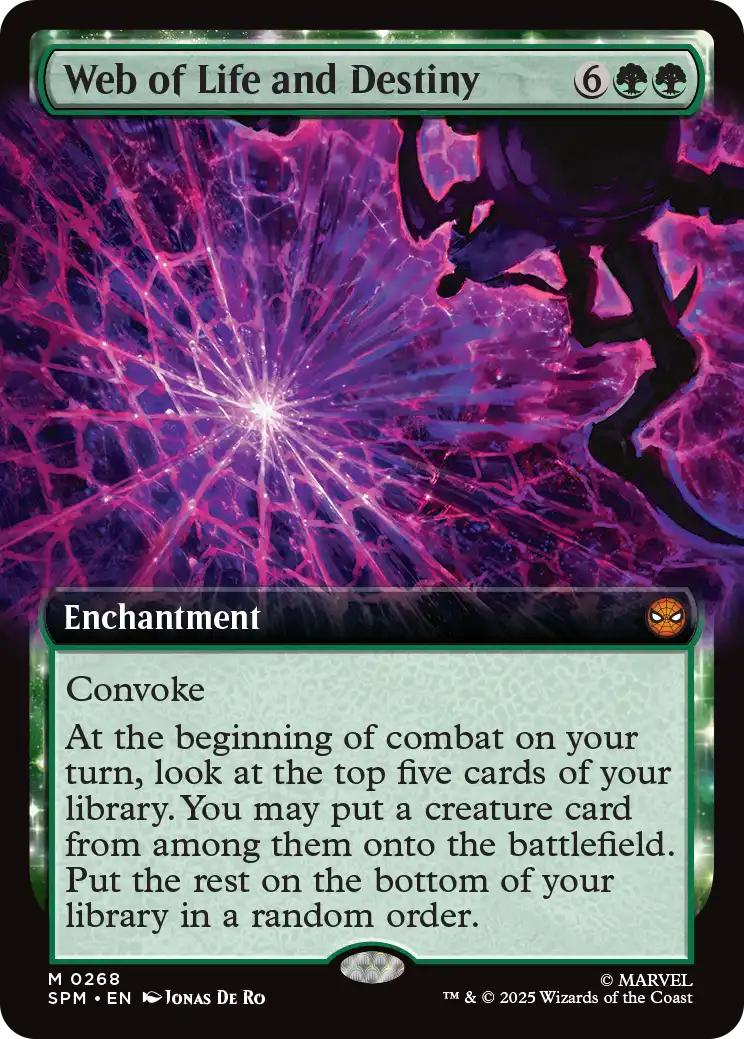 Web of Life and Destiny [268] [Extended Art] [Marvel's Spider-Man] [Non-Foil]