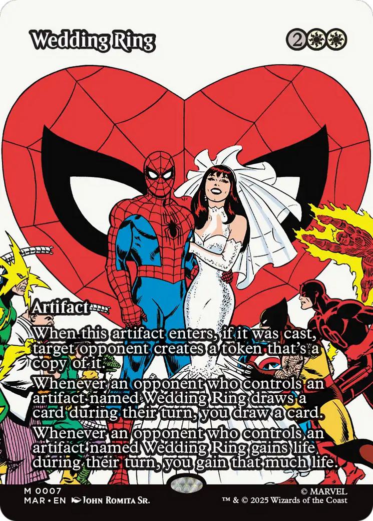 Wedding Ring [7] [Borderless] [Source Material] [Marvel Universe] [Non-Foil]