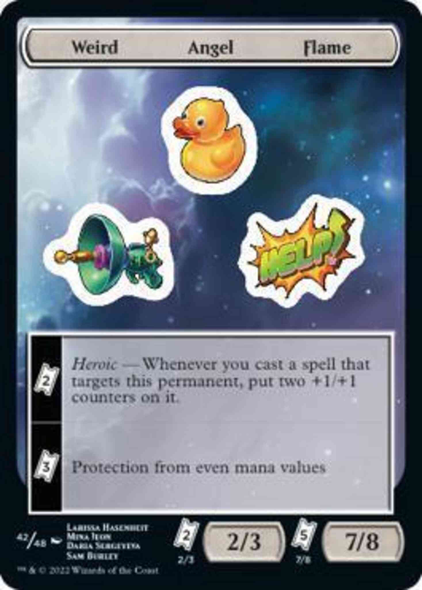 Weird Angel Flame [42] [Unfinity Sticker Sheets] [Non-Foil]