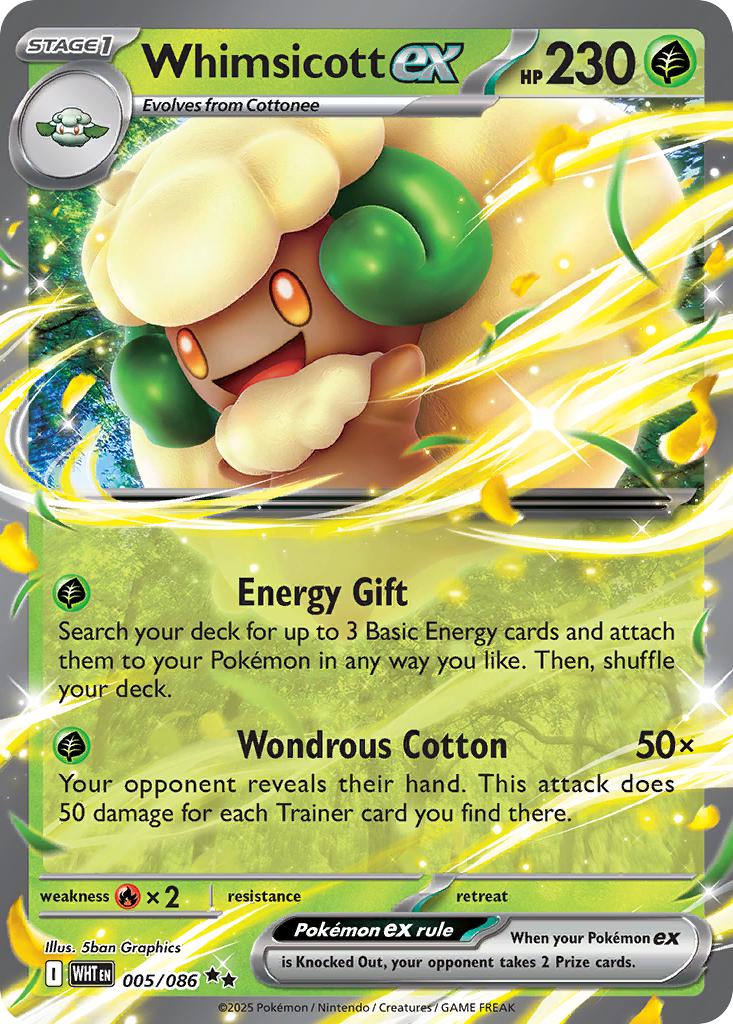Whimsicott ex - 005/086 - Double Rare [sv105w-005] [Ultra]
