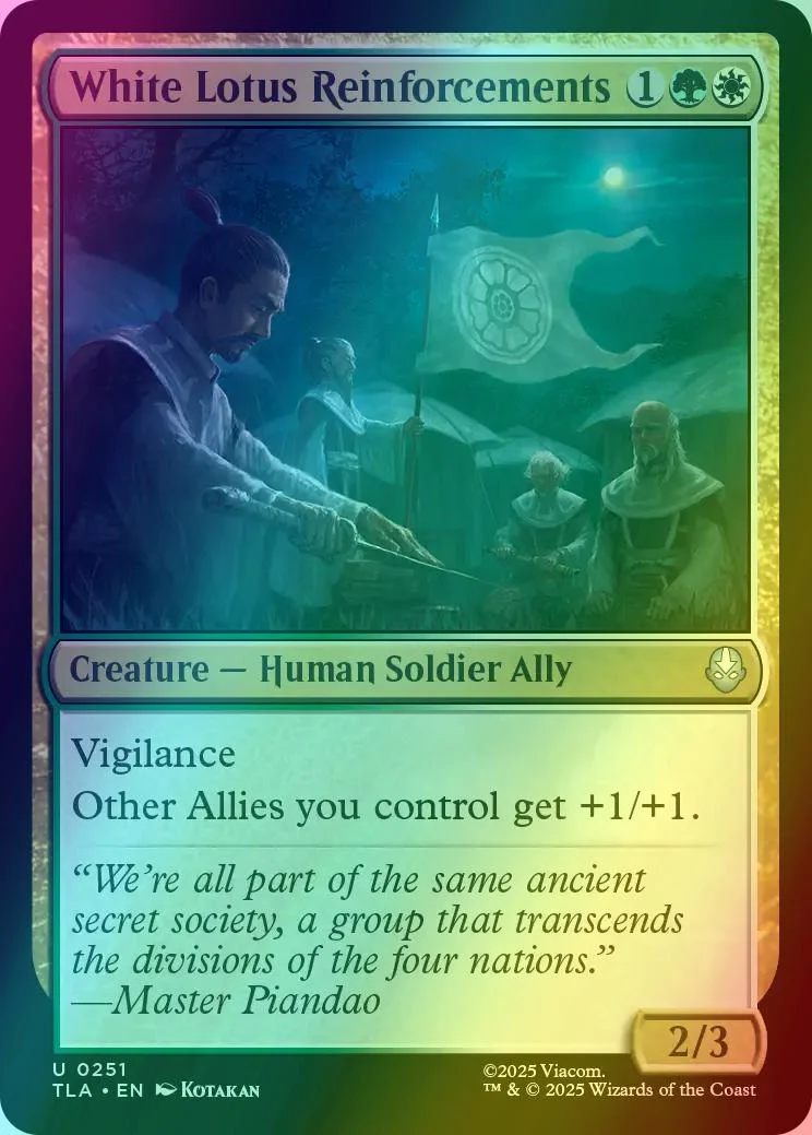 White Lotus Reinforcements [251] [Avatar: The Last Airbender] [Foil]
