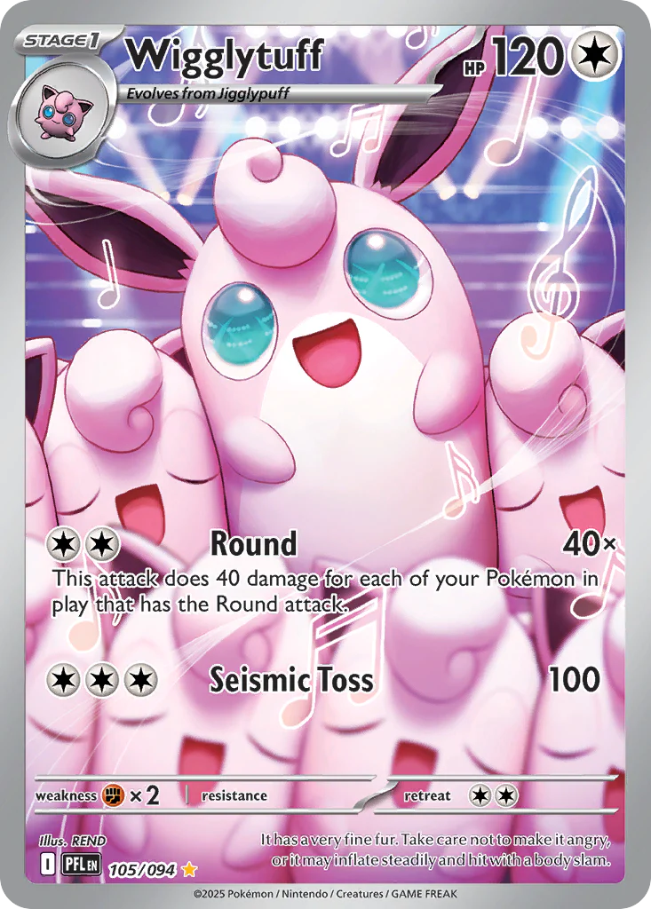 Wigglytuff - 105/094 - Illustration Rare [me02-105] [Ultra]