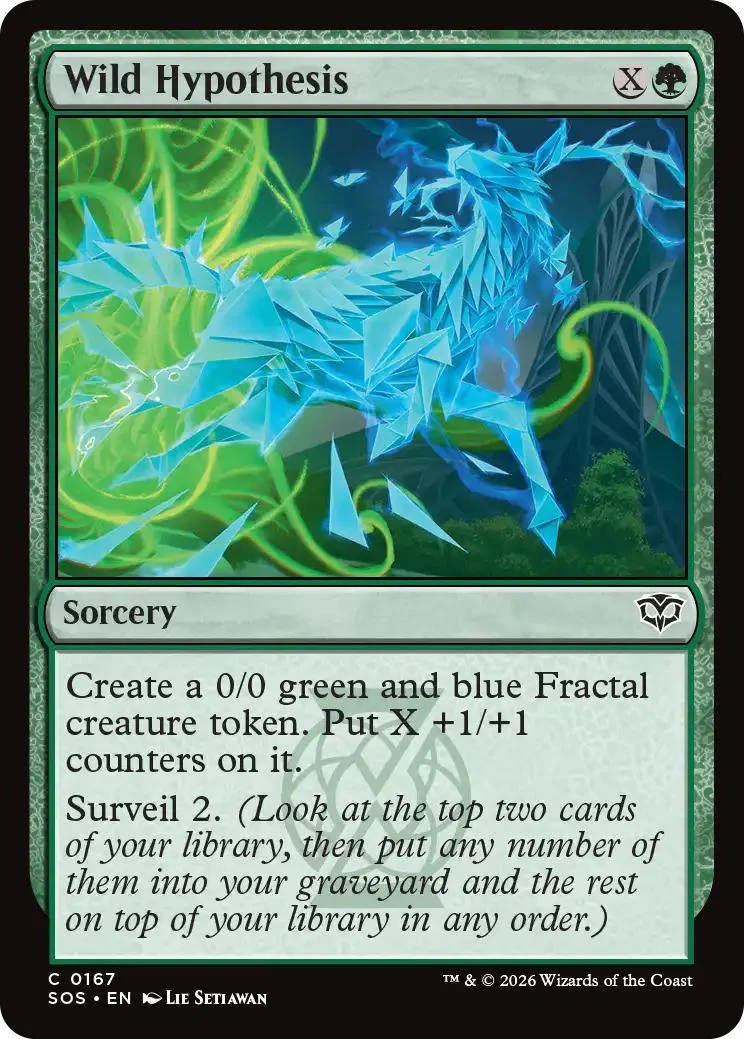 Wild Hypothesis [167] [Secrets of Strixhaven] [Non-Foil]