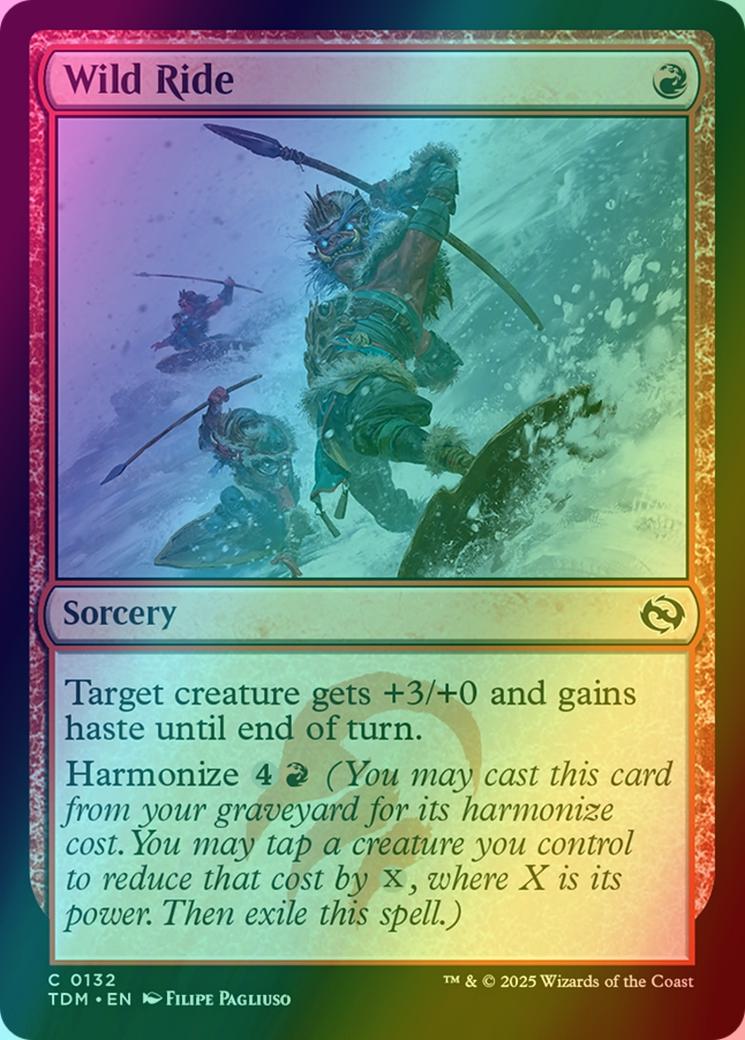 Wild Ride [132] [Tarkir: Dragonstorm] [Foil]