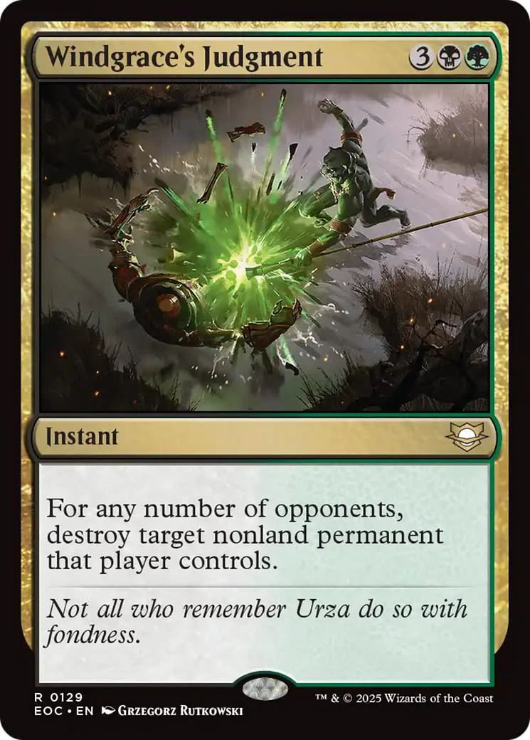 Windgrace's Judgment [129] [Edge of Eternities: Commander] [Non-Foil]